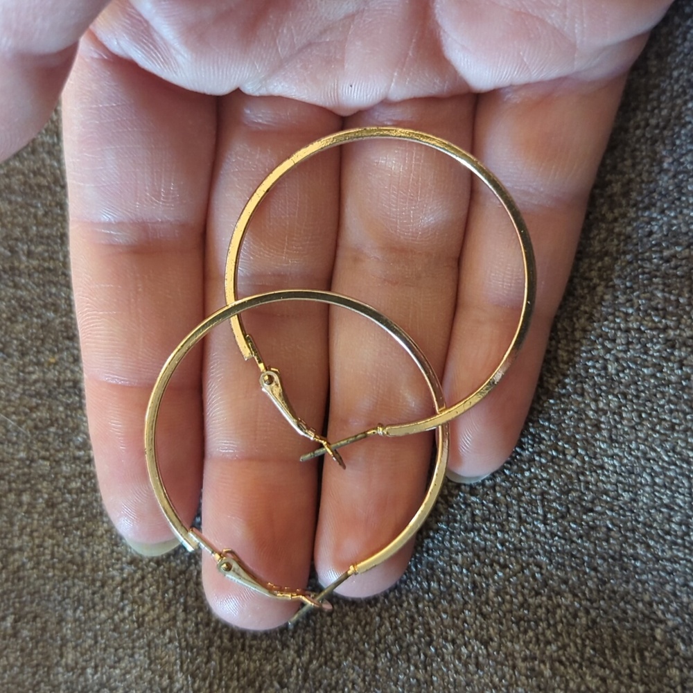 Hoop earrings